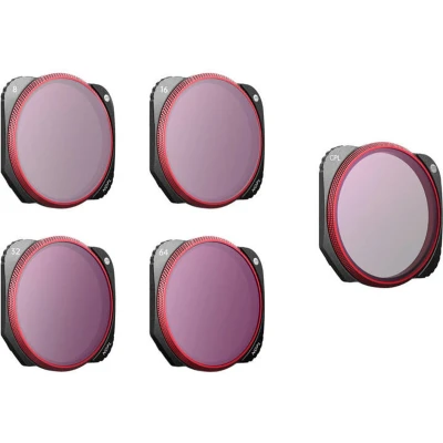 Afbeelding van Pgytech Set van 4 filters CPL+ND PL (NDPL 8/16/32/64) voor DJI Mavic 3 Classic (professioneel). (Dronefilters, Klassiek), RC drone accessoires