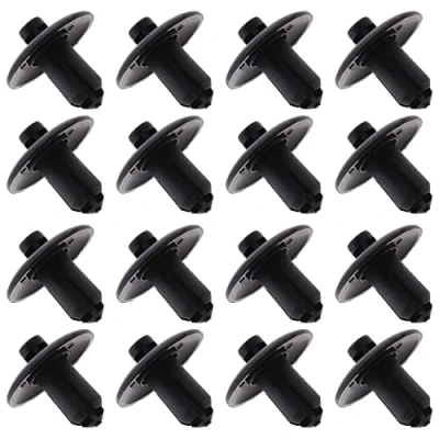 Afbeelding van ECSiNG 30 stks Wielboog Binnenvoering Clips Auto Bumper Retainers Trim Body Panel 4D0807300 Plastic Compatibel met Audi Q3/Q5/Q7/A2/A4/A5/A8/S8/TT Zwart