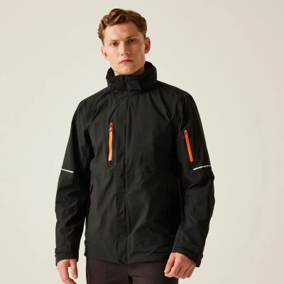 Afbeelding van Regatta X Pro Exosphere II Shell Jacket RG5110 Black/Magma Orange