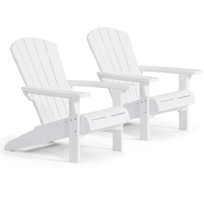 Afbeelding van Keter Troy Adirondack Tuinstoel set van 2 85x80x96,5cm Wit