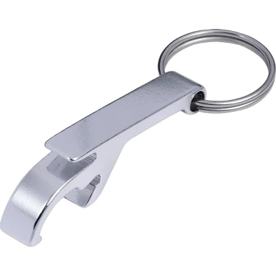 Afbeelding van Bier Sleutelhanger Zilver Bieropener Beer Opener Flesopener