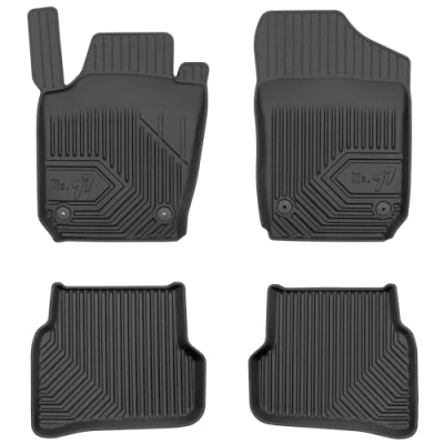 Afbeelding van M MOTOS Auto Vloermatten van rubber voor Skoda Fabia III 2014 2022 Verbeter uw reiscomfort met Anti Slip Mat Car No.77 alle weersomstandigheden, bescherming tegen vuil