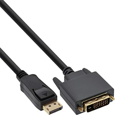 Afbeelding van Premium DisplayPort naar DVI kabel DP 1.1 (1920 x 1200) / zwart 10 meter