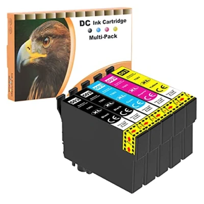 Afbeelding van D&amp;C 5 x inktcartridges, compatibel met Epson 503XL, 503 XL, voor Expression Home XP 5200, 5205, XP5200, XP5205, Workforce WF 2960, 2965, WF2965, 2960DWF en 2965DWF