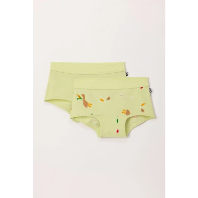 Afbeelding van Woody 2 boxers meisjes groen eend 242 10 SHD Z/069 maat 164