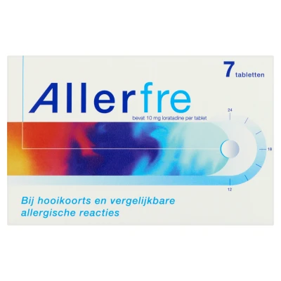 Afbeelding van Allerfre Anti Hooikoorts Tabletten 10mg 1x7st eFarma