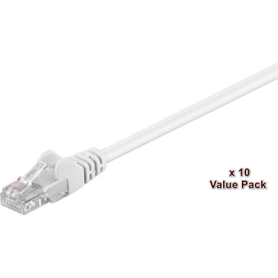 Afbeelding van U/UTP CAT5e 3M White 10 Pack
