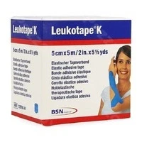 Afbeelding van Leukotape K Kleefwindel Elast Lichtblauw 5cmx5m 1