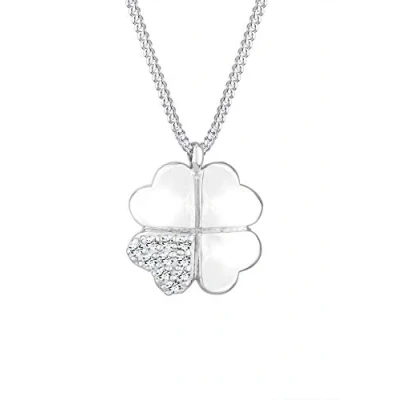 Afbeelding van Elli Clover Ketting, Dames, Maat: 45, Silberfarben
