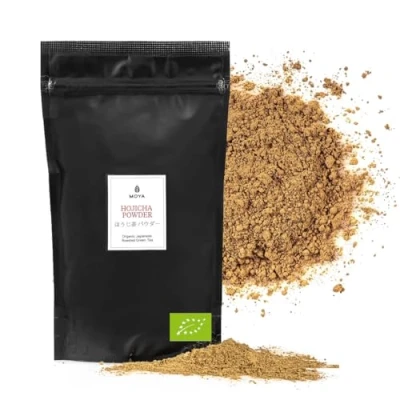 Afbeelding van Hojicha Poeder Geroosterde Groene thee 250g Houjicha latte uit Japan