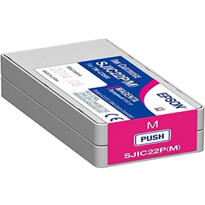 Afbeelding van Epson SJIC22P(M) C33S020603 Inktcartridge Magenta