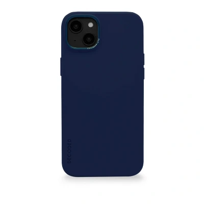 Afbeelding van Decoded Anti Microbial Silicone Backcover iPhone 14 Plus Navy Peony