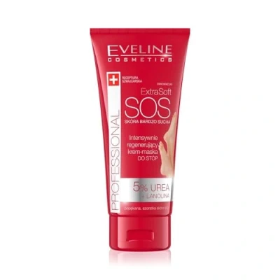 Afbeelding van Eveline Cosmetics Extra Soft Sos Regenerating Foot Cream 100ml.