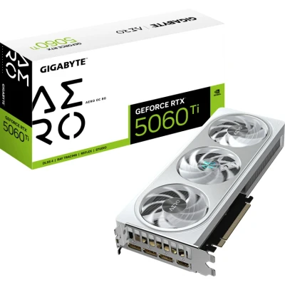 Afbeelding van GIGABYTE GeForce RTX 5060 Ti AERO OC 8G NVIDIA 8 GB GDDR7