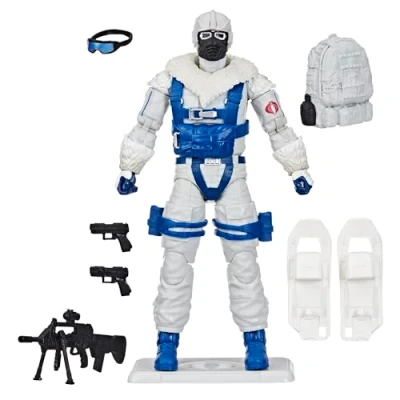 Afbeelding van G.I. Joe Classified Series Retro verzamelfiguur Frozen slang 15,2 cm met 8 accessoires