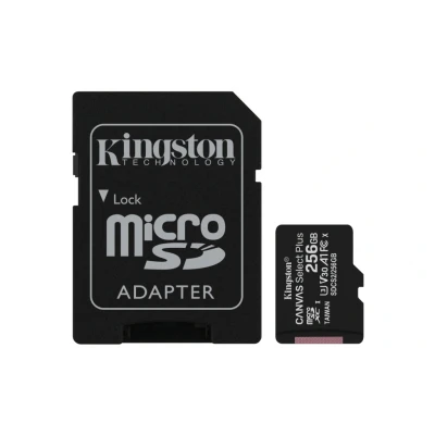 Afbeelding van Kingston Canvas Select Plus microSDXC 256GB + SD adapter