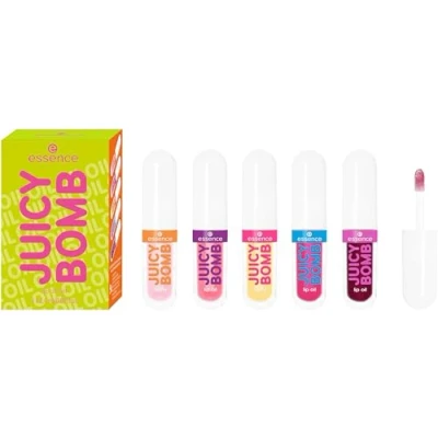 Afbeelding van essence JUICY BOMB lipolie set, met oliën, glanzend (2.4ml)