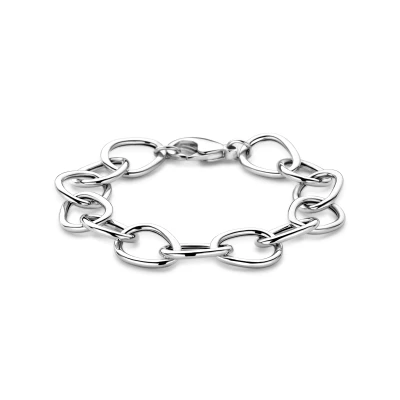 Afbeelding van Zilver Gerhodineerd Armband 12,5 Mm 19 Cm 1340011