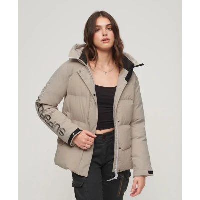 Afbeelding van Superdry Gewatteerde City windparka met capuchon Dames jassen