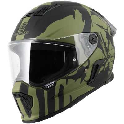 Afbeelding van Bogotto Rapto Demon Helm, groen, afmeting L voor man