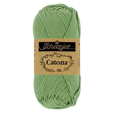 Afbeelding van Scheepjes Catona 212 Sage Green Garen 10x10g