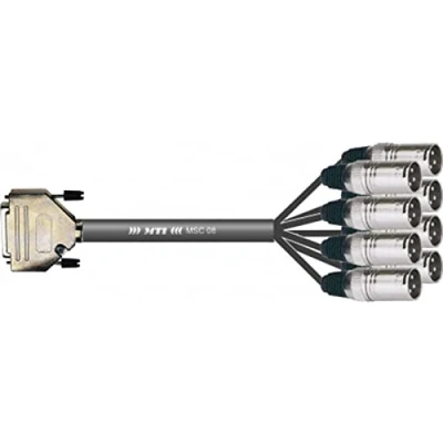 Afbeelding van MUSIC STORE Studio Multicore/Eco 8/25 XLR 3m / D Sub 25 &gt; male Analoge multicore kabels