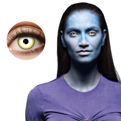 Afbeelding van Boland Weeklenzen Dark Fairy Volwassenen Halloween en Horror, Fantasy, Sciencefiction, Feeën, Elfjes Engeltjes Horror Fantasy Sciencefiction