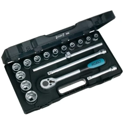 Afbeelding van Hazet 906 Dopsleutelset Metrisch 1/2 (12.5 mm) 17 delig