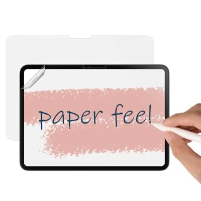 Afbeelding van kwmobile tablet screenprotector geschikt voor Apple iPad Pro 11&quot; (2024) screen protector Matte krasbestendige beschermfolie Met papiereffect