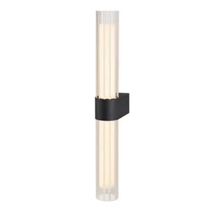 Afbeelding van Slv lygant double wandopbouwarmatuur 3000k 11w zwart 1007618