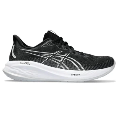 Afbeelding van Asics Gelcumulus 26 Hardloopschoenen neutraal, Heren, Maat: 39, Black/concrete Textiel/ synthetisch