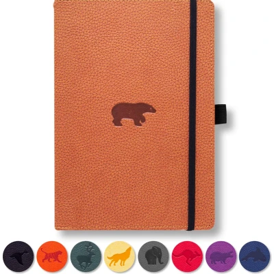 Afbeelding van Dingbats* Wildlife A5 Notitieboek Blue Whale Stippen A5+ / Gestippeld Brown Bear