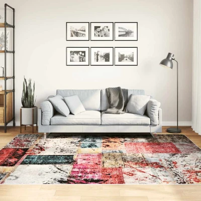 Afbeelding van Vloerkleed wasbaar anti slip patchwork 160x230 cm meerkleurig