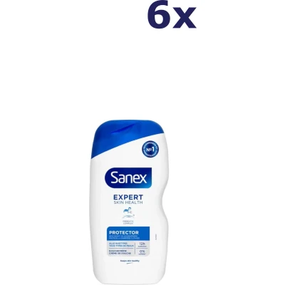 Afbeelding van 6x Sanex dermo douchegel protector 400ml