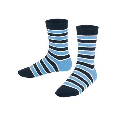 Afbeelding van Falke Simple Stripes WITH Pattern Sokken voor kinderen, Maat: 28.5, Azurblau