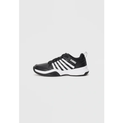 Afbeelding van K SWISS Court Express 2 Tennisschoenen voor alle ondergronden, Heren, Maat: 46, Black/white/soft neon green Schoenen