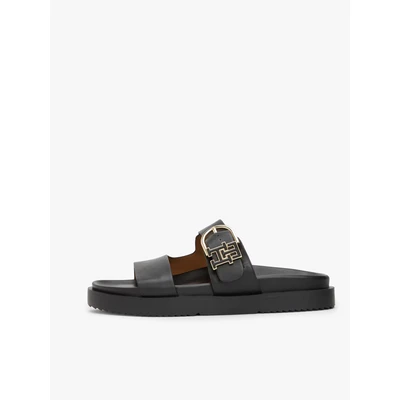 Afbeelding van Tommy Hilfiger Sporty MULE Muiltjes, Dames, Maat: 42, Black Leer