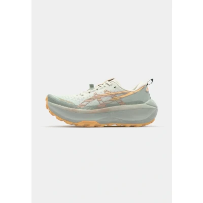 Afbeelding van Asics Trabuco MAX 4 Trail hardloopschoenen, Dames, Maat: 37, Cream/dusty steppe Textiel/ synthetisch