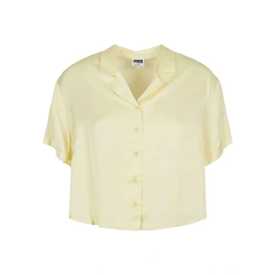 Afbeelding van Urban Classics Overhemdblouse, Dames, Maat: XS, Softyellow