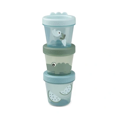 Afbeelding van Done by Deer Croco babyvoeding bakjes (3 pack)