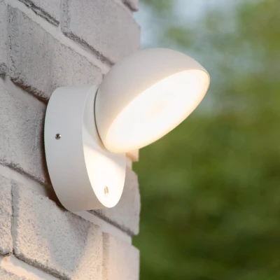 Afbeelding van Lucide FINN Wandlamp Binnen/Buiten LED 1x12W 3000K IP54 Wit