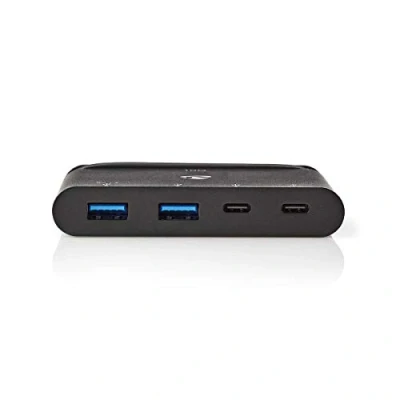 Afbeelding van Computer Hub USB C 2x / 3.0 (10 G) Voeding: 100 W Zwart