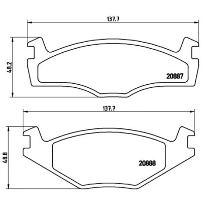 Afbeelding van Brembo Remblokset P 85 005