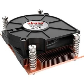 Afbeelding van Akasa AK CC1109BP01 koelsysteem voor computers Processor Luchtkoeler 7,7 cm Zwart, Koper 1 stuk(s)
