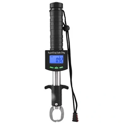 Afbeelding van Vissen Grijper Vis Lip Grip 3 in 1 Digitale Schaal 25 kg/55lb Grabber met M Meetlint