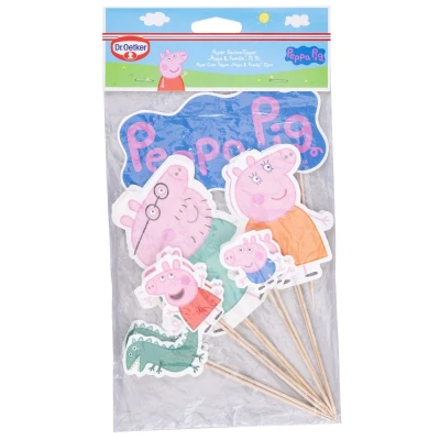Afbeelding van Dr.Oetker Peppa Pig Taartprikkers 12st.