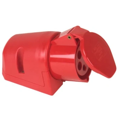 Afbeelding van PCE CEE wandcontactdoos, 32A, 5 polig, opbouwmontage, IP 44