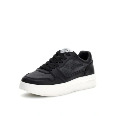 Afbeelding van Guess Winno II Sneakers laag, Heren, Maat: 43, Black Imitatieleer/ textiel