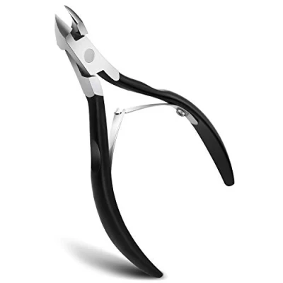 Afbeelding van FERYES Cuticula Nippers Professionele Rvs Cuticle Trimmer, Extreem Scherpe Cutters Remover Schaar Pedicure Manicure Nail Mat Balck
