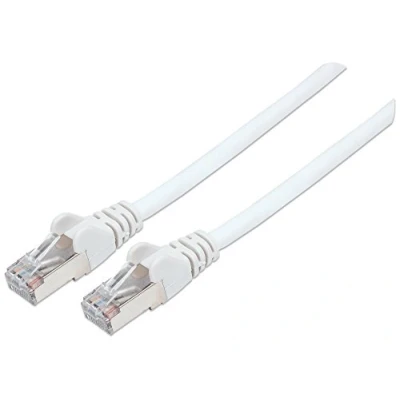 Afbeelding van Intellinet 741378 RJ45 Netwerkkabel, patchkabel CAT 6a (losse kabel 7) S/FTP 1.50 m Wit Halogeenvrij 1 stuk(s)